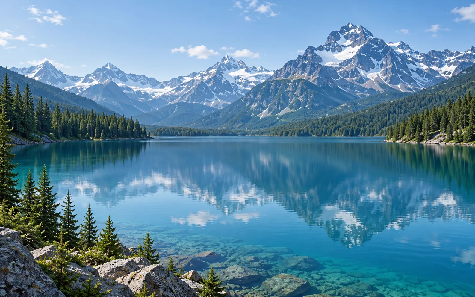 Mountain landscape illustrating a calm, uncluttered article